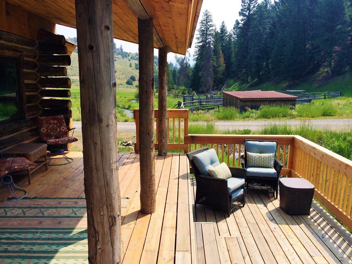 Creek Cabin Gardiner Esterno foto