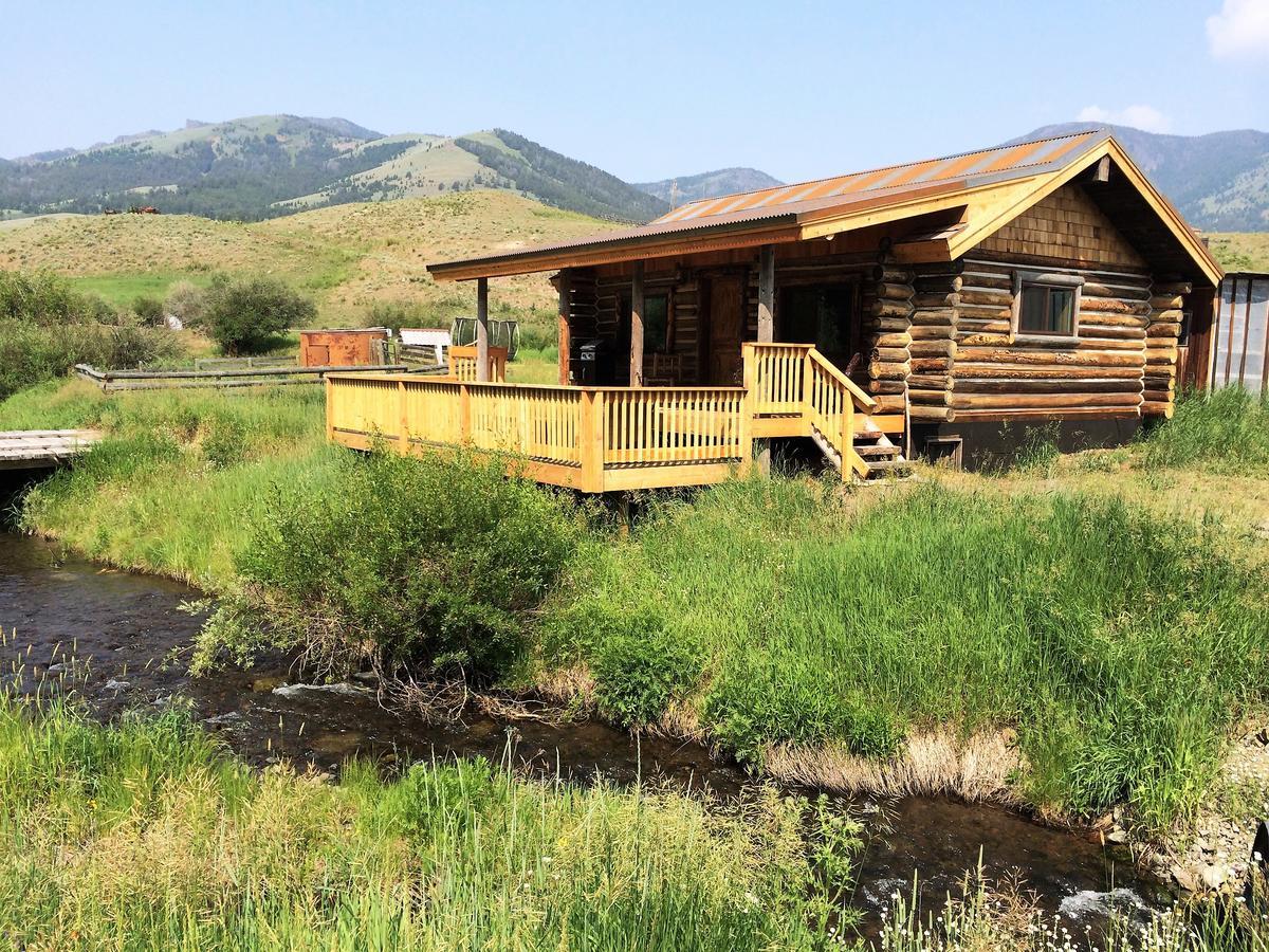 Creek Cabin Gardiner Esterno foto